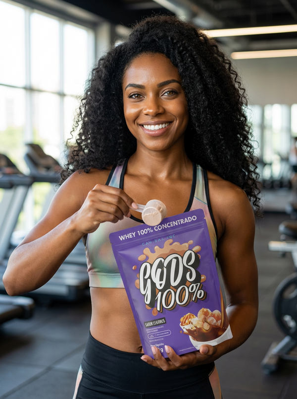 GODS WHEY 100% 900G CHURROS - CANIBAL INC