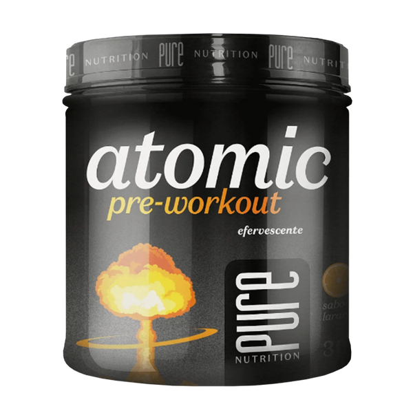 ATOMIC PRE - WORKOUT EFERVESCENTE 300G LARANJA - PURE NUTRITION - BR