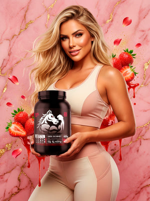 100% ISO WHEY 900GR - VITAMIN HORSE - MORANGO