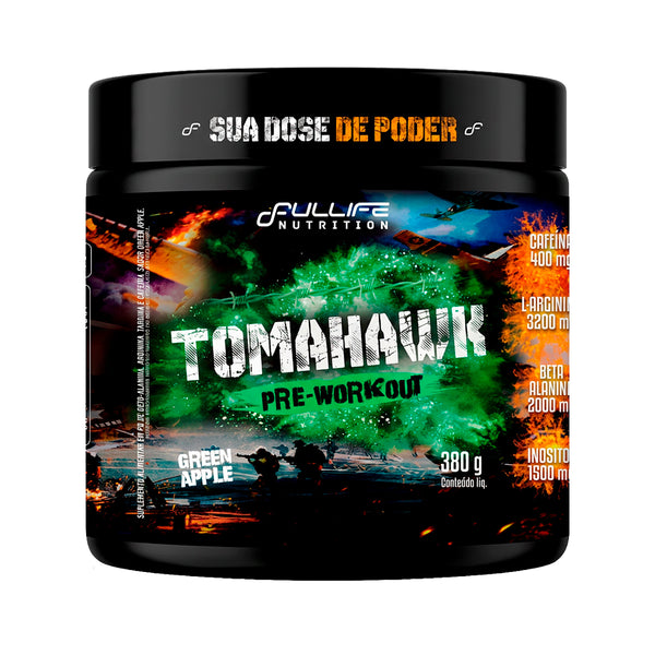 PRÉ-TREINO TOMAHAWK 380G GREEN APPLE - FULLIFE NUTRITION