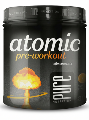 ATOMIC PRE - WORKOUT EFERVESCENTE 300G LARANJA - PURE NUTRITION - BR