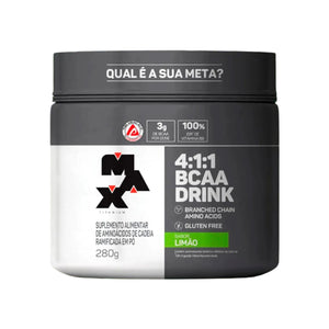 BCAA DRINK 4:1:1 LIMÃO 280G - MAX TITANIUM