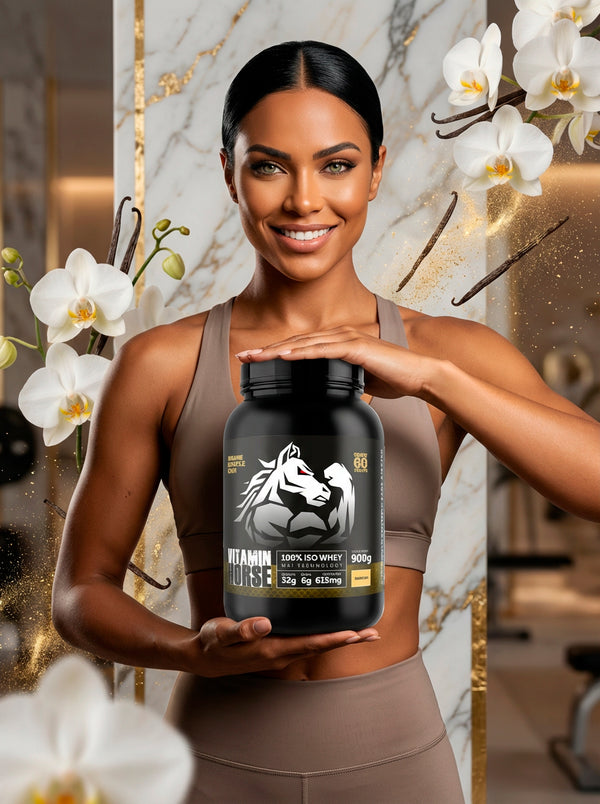 100% ISO WHEY 900GR - VITAMIN HORSE - BAUNILHA