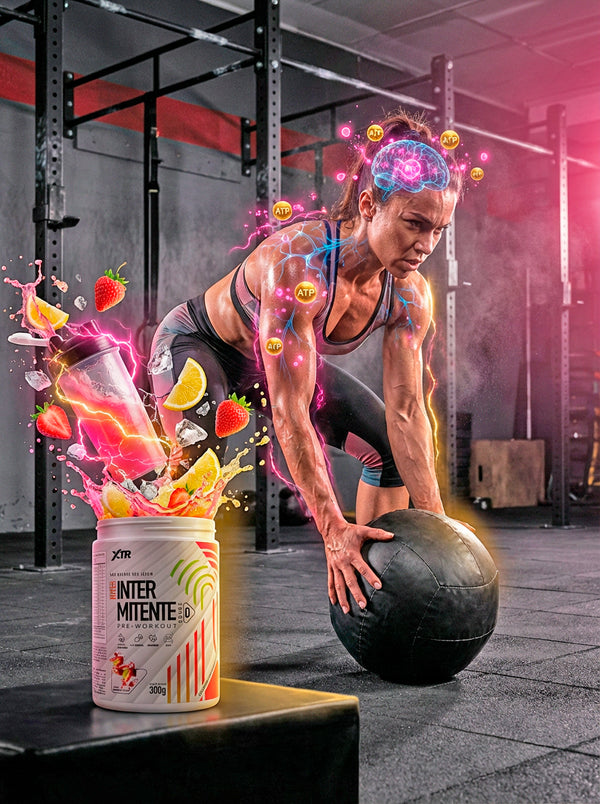 HYPER INTERMITENTE PRE-WORKOUT 300g MORANGO COM LIMAO - XTR
