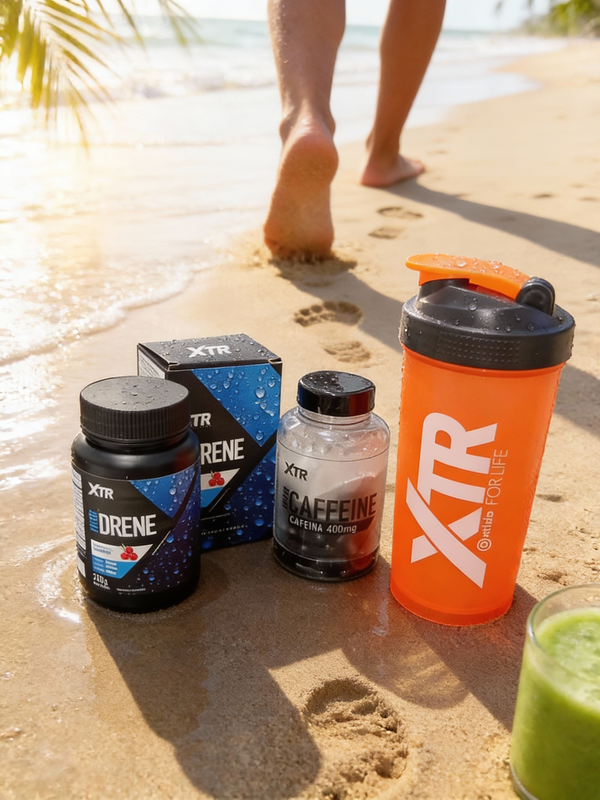 Hyper Drene XTR + Hyper Caffeine XTR + Coqueteleira XTR