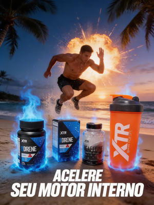 Hyper Drene XTR + Hyper Caffeine XTR + Coqueteleira XTR