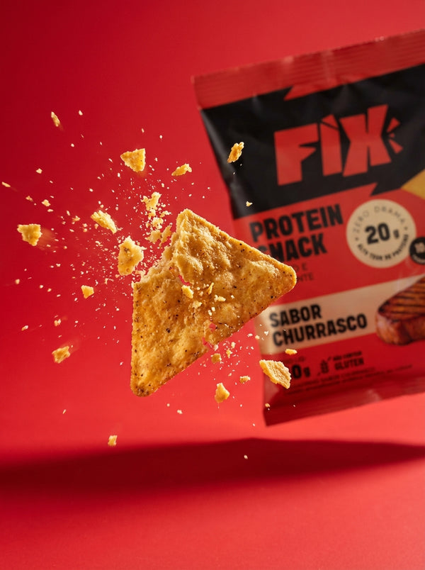 Fix Protein Snacks - 20g de Proteína por Porção | Zero Glúten | Lanche Premium