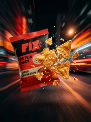 Fix Protein Snacks - 20g de Proteína por Porção | Zero Glúten | Lanche Premium