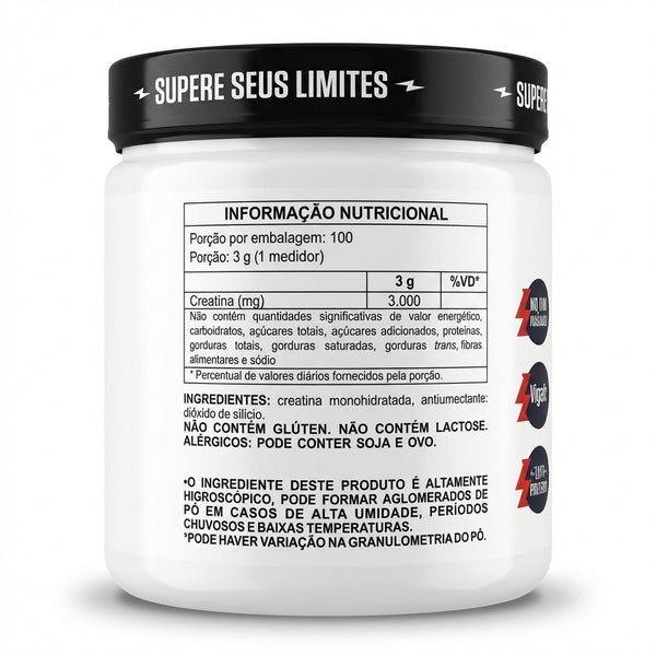 CREATINA 100% PURA 300G - ABSOLUT NUTRITION