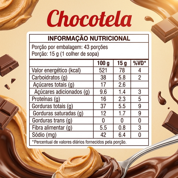 Pasta de Amendoim 650g Sabores Variados - Absolut Gourmet