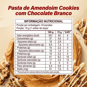 Pasta de Amendoim 650g Sabores Variados - Absolut Gourmet