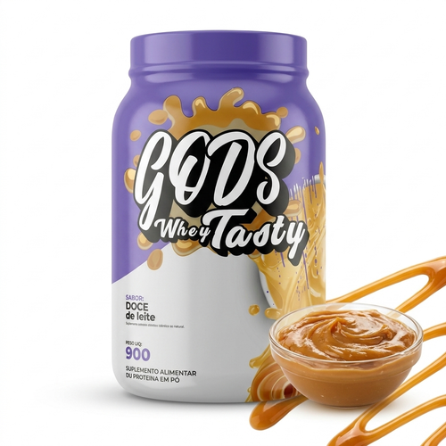 Gods Whey  Protein Tasty 900g - Varios Sabores - Canibal Inc.