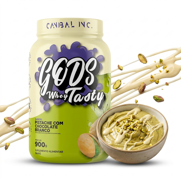 Gods Whey  Protein Tasty 900g - Varios Sabores - Canibal Inc.