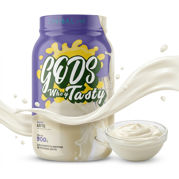 Gods Whey  Protein Tasty 900g - Varios Sabores - Canibal Inc.