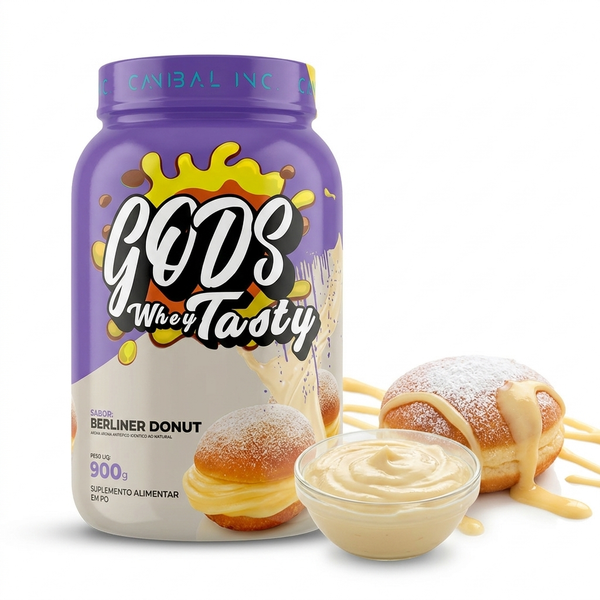 Gods Whey  Protein Tasty 900g - Varios Sabores - Canibal Inc.