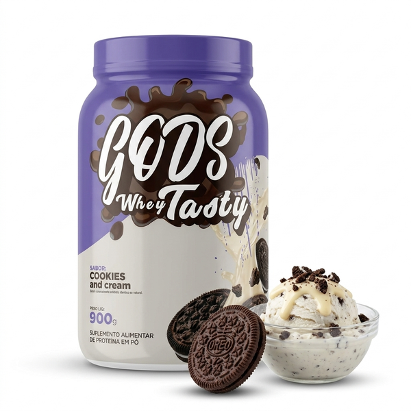 Gods Whey  Protein Tasty 900g - Varios Sabores - Canibal Inc.