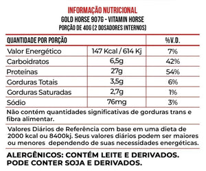 GOLD HORSE 900G BAUNILHA - VITAMIN HORSE